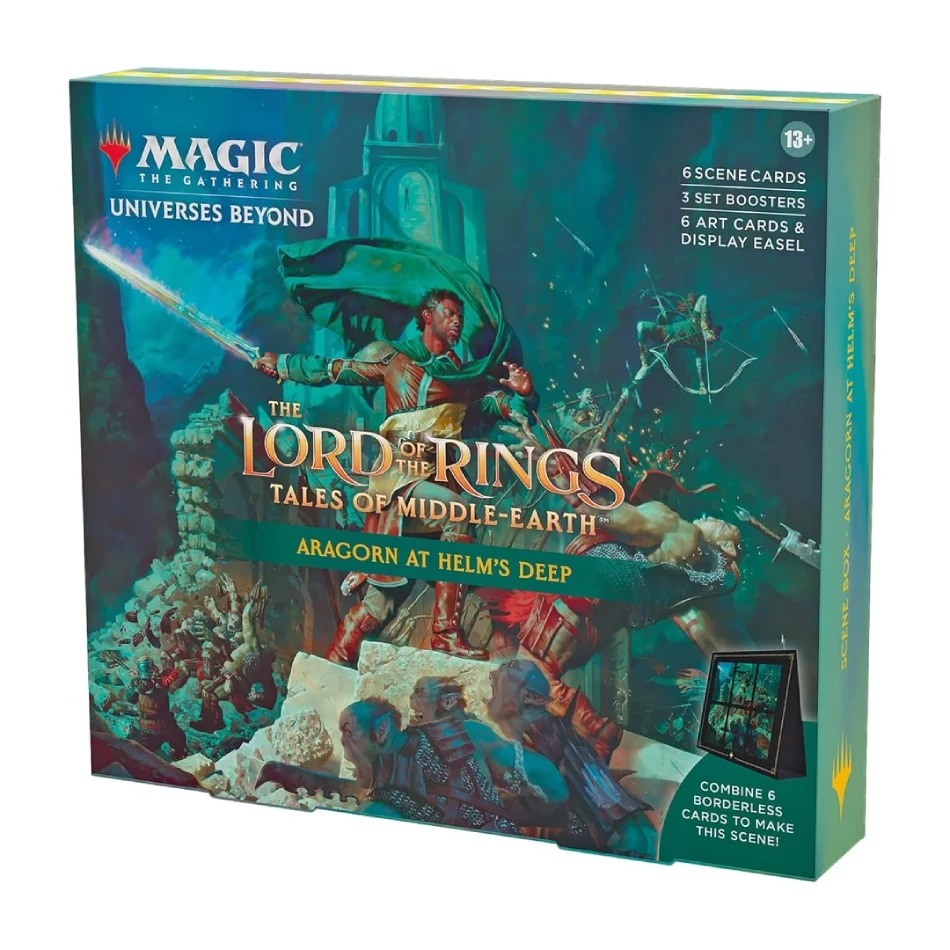 the-lord-of-the-rings-tales-of-middle-earth-holiday-scene-box-aragorn-at-helms-deep The Lord of the Rings: Tales of Middle Earth Holiday Scene Box - Aragorn at Helm’s Deep - Görsel 1