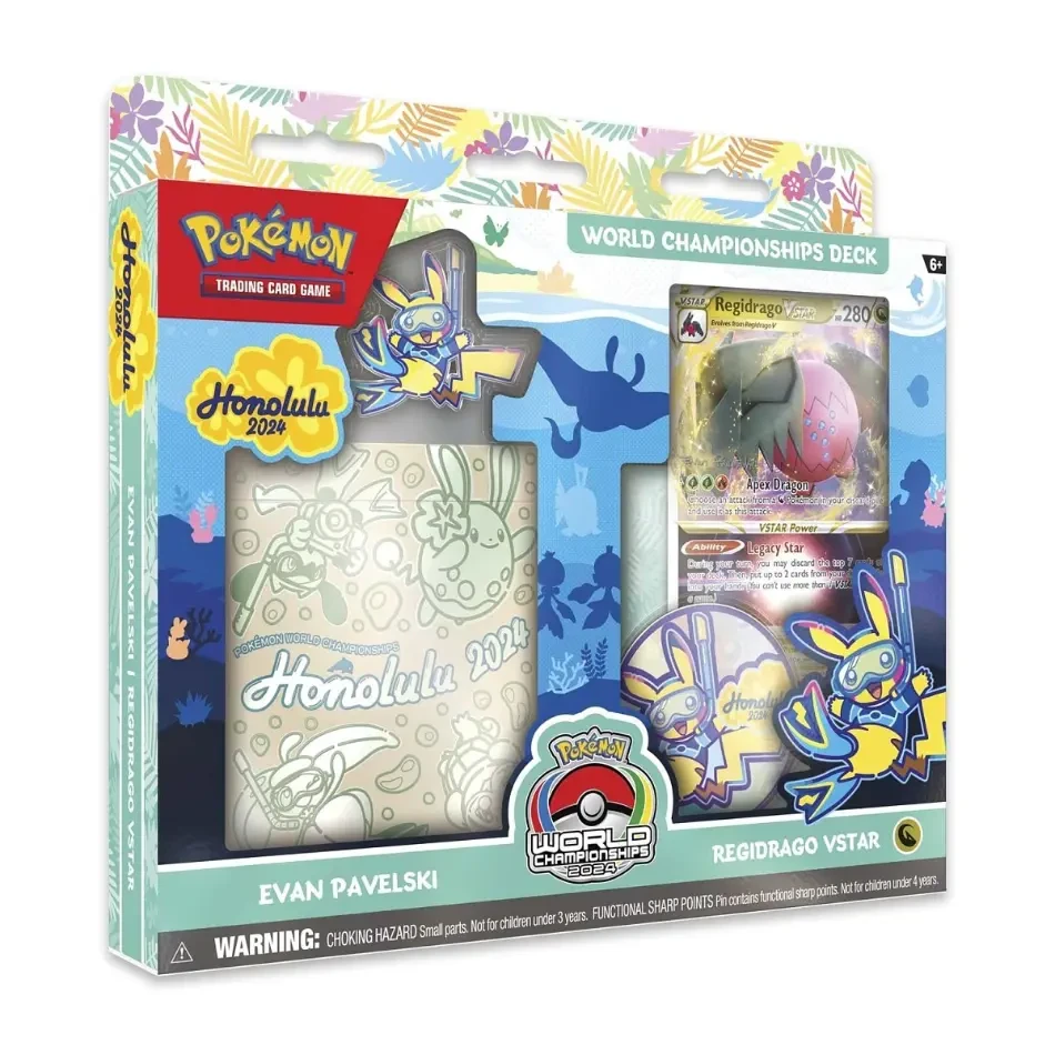 pokemon-tcg-2024-pokemon-world-championships-deck-evan-pavelski-regidrago-vstar Pokemon TCG: 2024 Pokémon World Championships Deck (Evan Pavelski Regidrago VSTAR) - Görsel 1