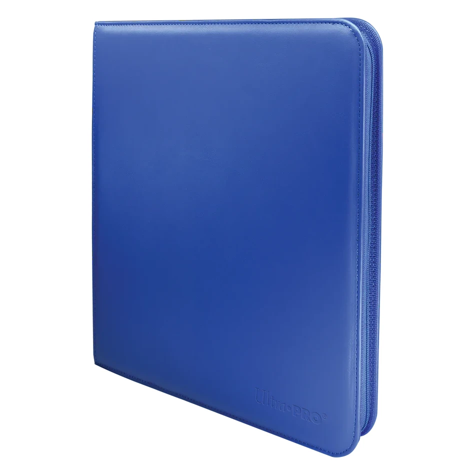 ultra-pro-vivid-12-cepli-fermuarli-pro-binder-mavi-480-kart Ultra Pro Vivid 12 Cepli Fermuarlı Mavi Pro-Binder – 480 Kart Kapasiteli Kart Saklama Albümü - Görsel 1