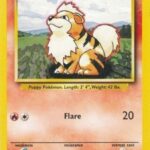 Growlithe - Uncommon - Base Set - 28/102 - Pokemon Kartı