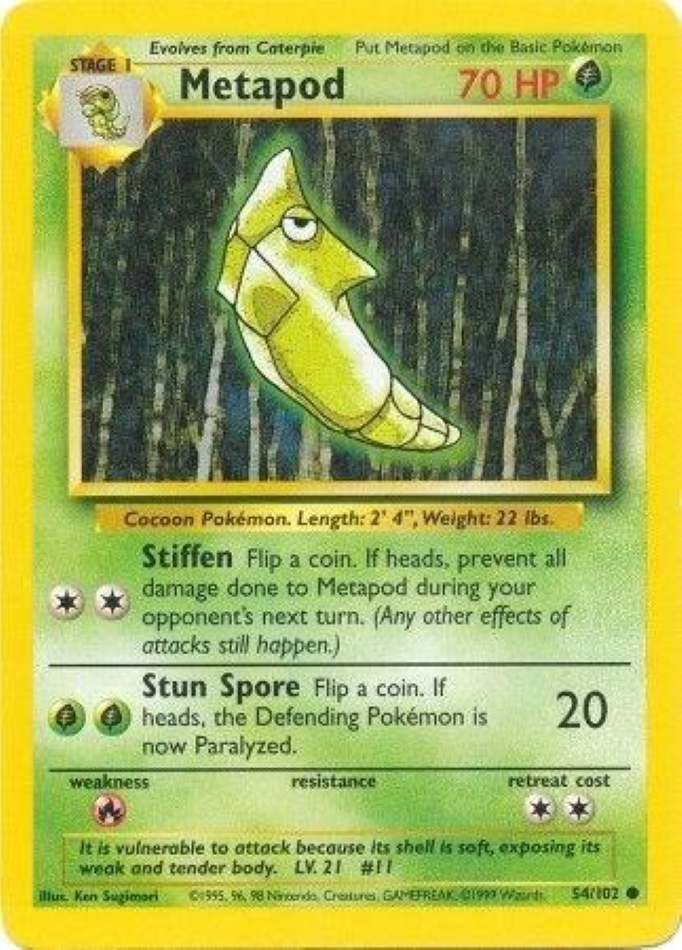 metapod-common-base-set-54-102-pokemon-karti-1.jpg Metapod - Common - Base Set - 54/102 - Pokemon Kartı - Görsel 1