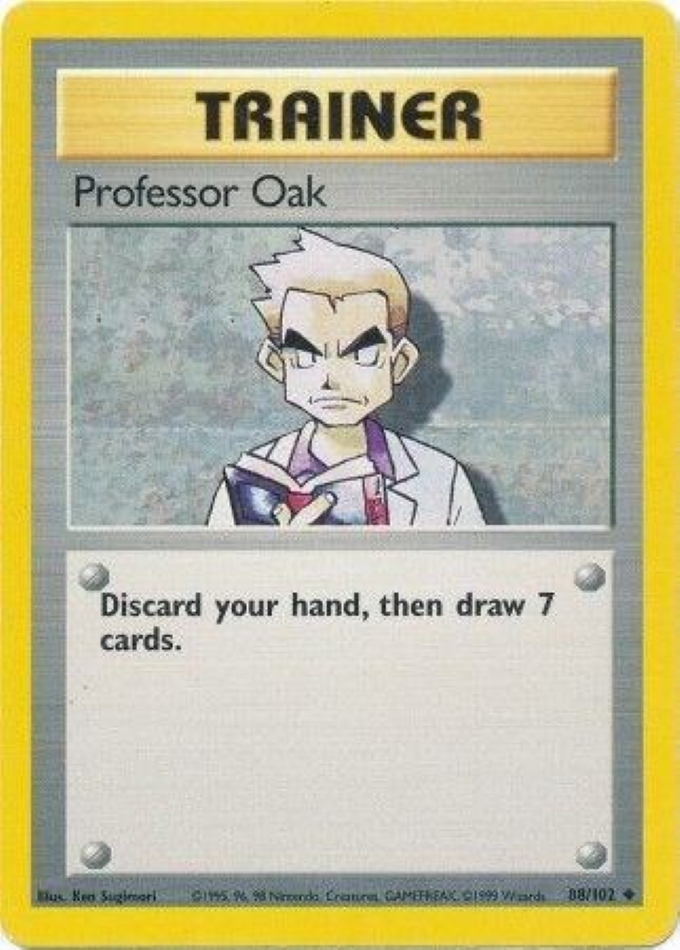 professor-oak-uncommon-base-set-88-102-trainer-karti-1.jpg Professor Oak - Uncommon - Base Set - 88/102 - Trainer Kartı - Görsel 1