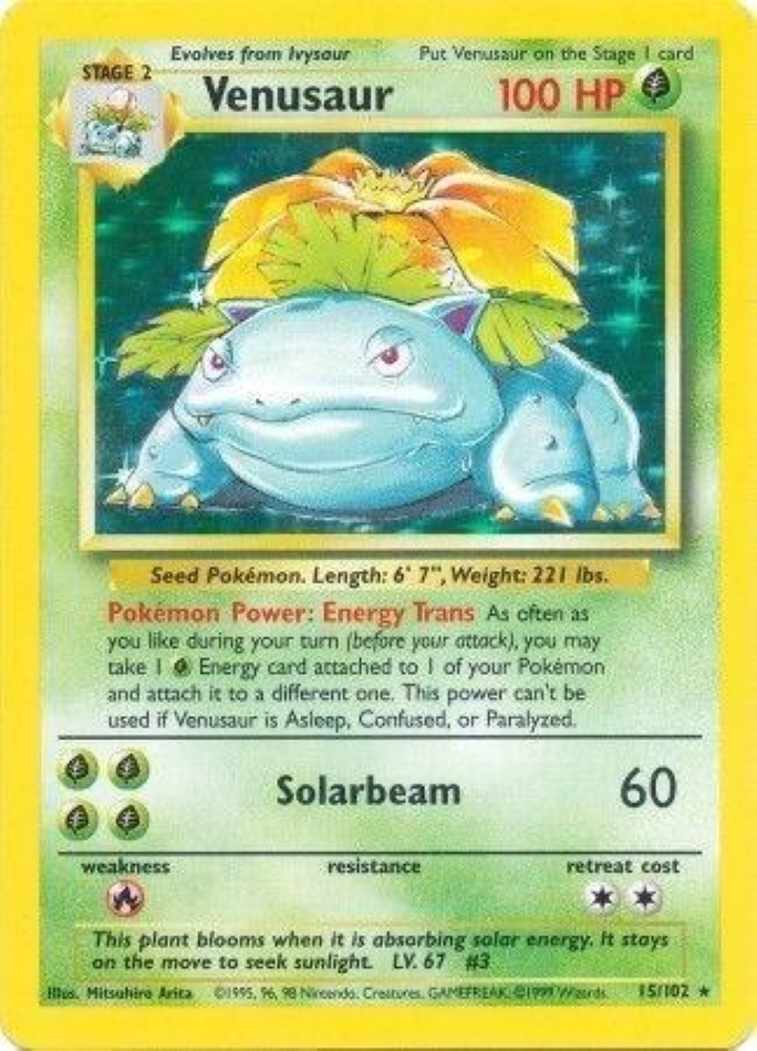 venusaur-holo-rare-base-set-15-102-pokemon-karti-1.jpg Venusaur - Holo Rare - Base Set - 15/102 - Pokemon Kartı - Görsel 1