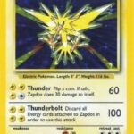 Zapdos - Holo Rare - Base Set - 16/102 - Pokemon Kartı