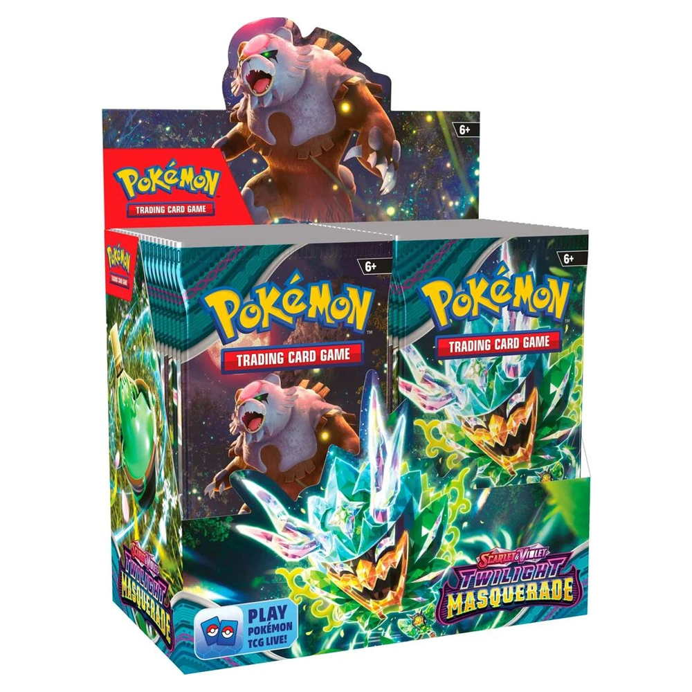 Pokémon TCG: Scarlet & Violet — Twilight Masquerade Booster Box ürün görseli