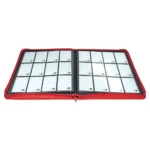 Ultra Pro Vivid 12 Cepli Fermuarlı Kırmızı Pro-Binder - 480 Kart Kapasiteli Kart Saklama Albümü - Görsel 2