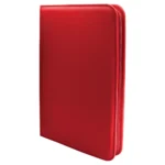 Ultra Pro Vivid 9 Cepli Fermuarlı Kırmızı Pro-Binder - 360 Kart Kapasiteli Kart Saklama Albümü