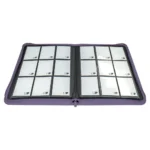 Ultra Pro Vivid 9 Cepli Fermuarlı Mor Pro-Binder - 360 Kart Kapasiteli Kart Saklama Albümü - Görsel 2