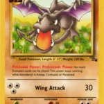 Aerodactyl - Rare - Fossil - 16/62 - Pokemon Kartı
