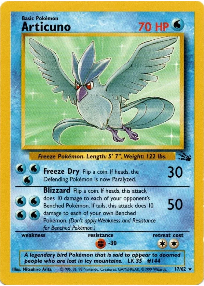 articuno-rare-fossil-17-62-pokemon-karti.webp Articuno - Rare - Fossil - 17/62 - Pokemon Kartı - Görsel 1