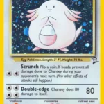 Chansey - Holo Rare - Base Set 2 - 3/130 - Pokemon Kartı