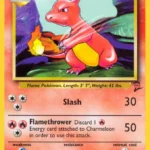 Charmeleon - Uncommon - Base Set 2 - 35/130 - Pokemon Kartı