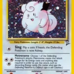 Clefairy - Holo Rare - Base Set 2 - 6/130 - Pokemon Kartı