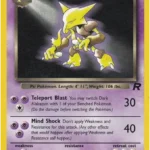 Dark Alakazam - Rare - Team Rocket - 18/82 - Pokemon Kartı