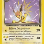 Dark Jolteon - Uncommon - Team Rocket - 38/82 - Pokemon Kartı