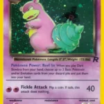 Dark Slowbro - Holo Rare - Team Rocket - 12/82 - Pokemon Kartı