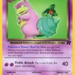 Dark Slowbro - Rare - Team Rocket - 29/82 - Pokemon Kartı