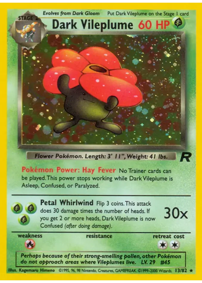 dark-vileplume-holo-rare-team-rocket-13-82-pokemon-karti.webp Dark Vileplume - Holo Rare - Team Rocket - 13/82 - Pokemon Kartı - Görsel 1