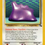 Ditto - Rare - Fossil - 18/62 - Pokemon Kartı