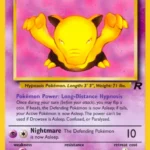 Drowzee - Common - Team Rocket - 54/82 - Pokemon Kartı