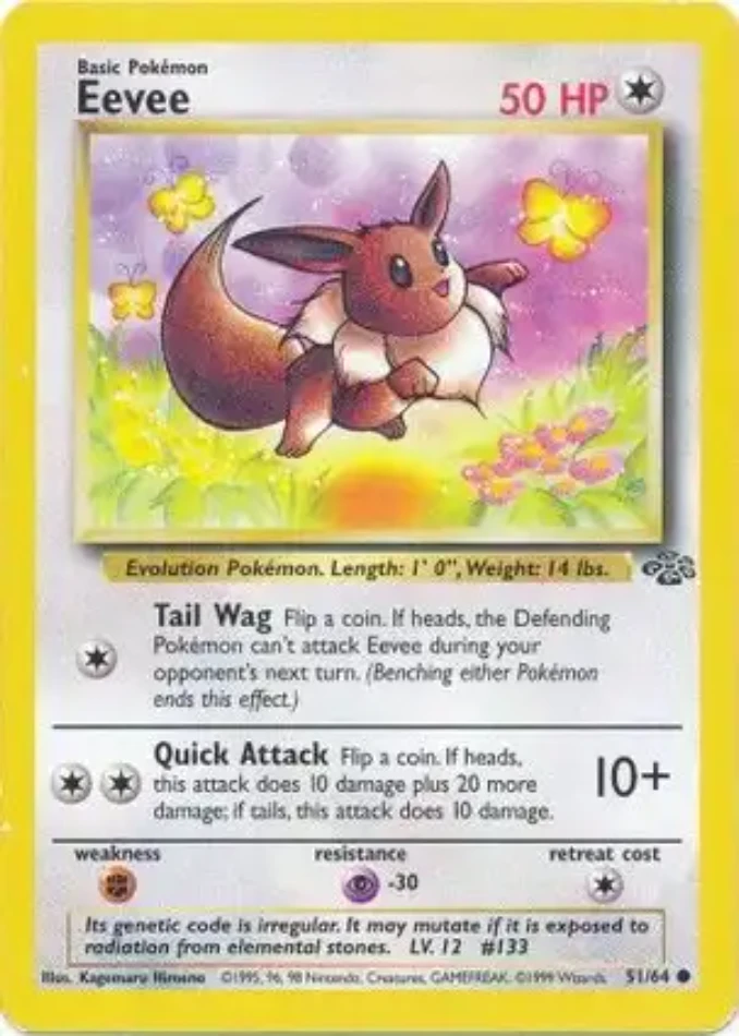 eevee-common-jungle-51-64-pokemon-karti.webp Eevee - Common - Jungle - 51/64 - Pokemon Kartı - Görsel 1