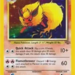 Flareon - Holo Rare - Jungle - 3/64 - Pokemon Kartı