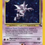 Haunter - Holo Rare - Fossil - 6/62 - Pokemon Kartı