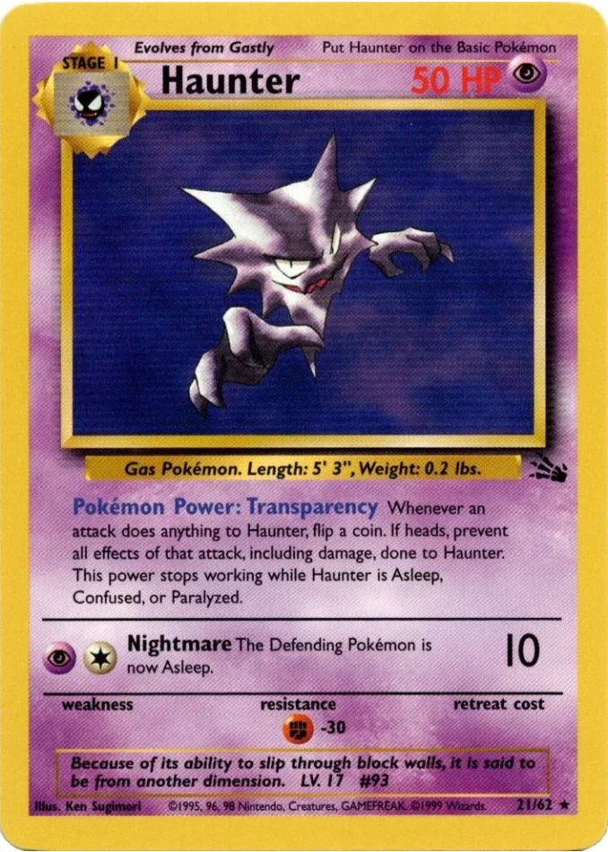 haunter-rare-fossil-21-62-pokemon-karti.webp Haunter - Rare - Fossil - 21/62 - Pokemon Kartı - Görsel 1