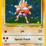 Hitmonchan - Holo Rare - Base Set 2 - 8/130 - Pokemon Kartı