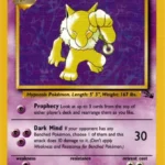 Hypno - Rare - Fossil - 23/62 - Pokemon Kartı