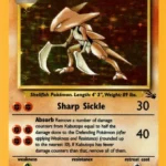 Kabutops - Holo Rare - Fossil - 9/62 - Pokemon Kartı