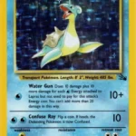 Lapras - Holo Rare - Fossil - 10/62 - Pokemon Kartı
