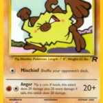 Mankey - Common - Team Rocket - 61/82 - Pokemon Kartı