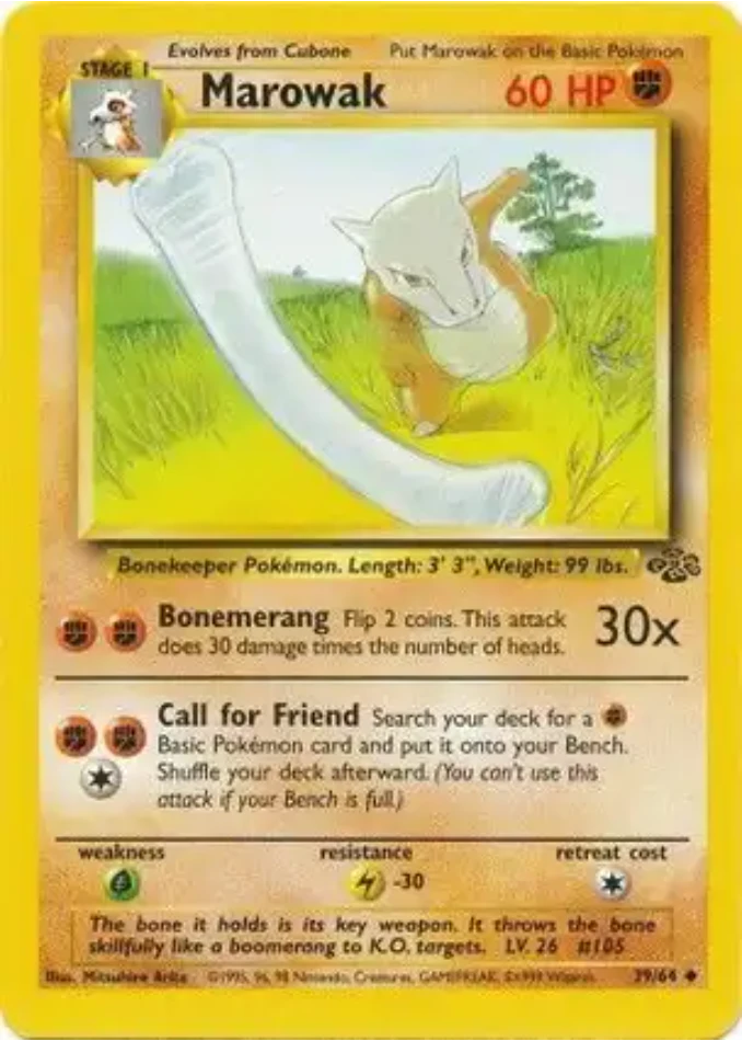 marowak-uncommon-jungle-39-64-pokemon-karti.webp Marowak - Uncommon - Jungle - 39/64 - Pokemon Kartı - Görsel 1