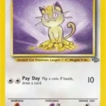Meowth - Common - Jungle - 56/64 - Pokemon Kartı