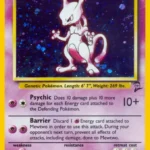 Mewtwo - Holo Rare - Base Set 2 - 10/130 - Pokemon Kartı