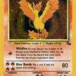 Moltres - Holo Rare - Fossil - 12/62 - Pokemon Kartı