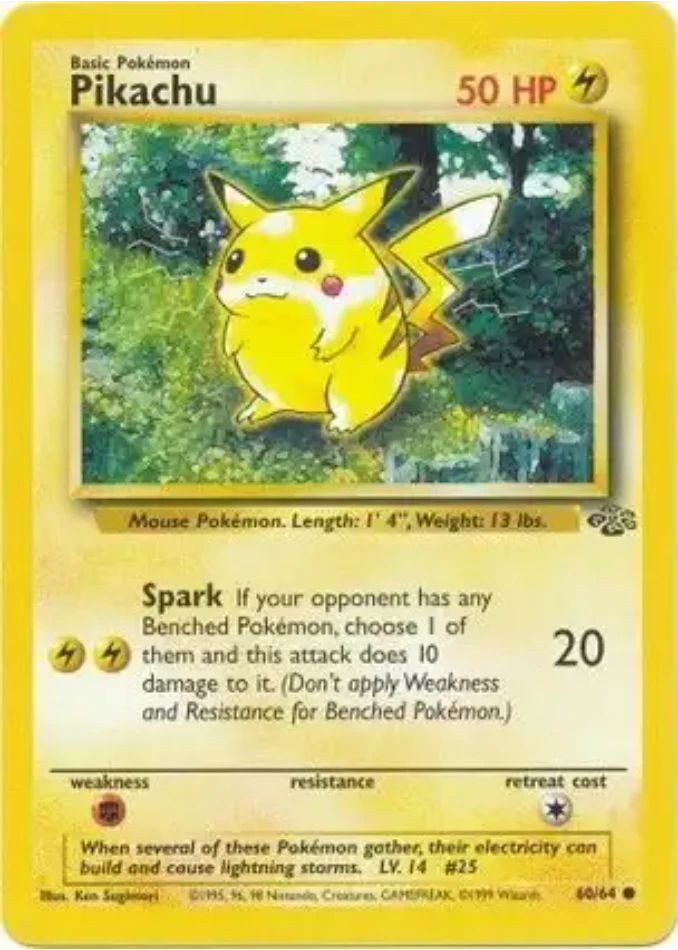 pikachu-common-jungle-60-64-pokemon-karti.webp Pikachu - Common - Jungle - 60/64 - Pokemon Kartı - Görsel 1