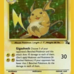 Raichu - Holo Rare - Fossil - 14/62 - Pokemon Kartı