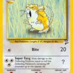 Raticate - Uncommon - Base Set 2 - 58/130 - Pokemon Kartı