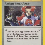Rocket's Sneak Attack - Rare - Team Rocket - 72/82 - Trainer Kartı
