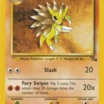 Sandslash - Uncommon - Fossil - 41/62 - Pokemon Kartı