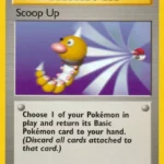 Scoop Up - Rare - Base Set 2 - 107/130 - Trainer Kartı