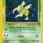 Scyther - Holo Rare - Jungle - 10/64 - Pokemon Kartı