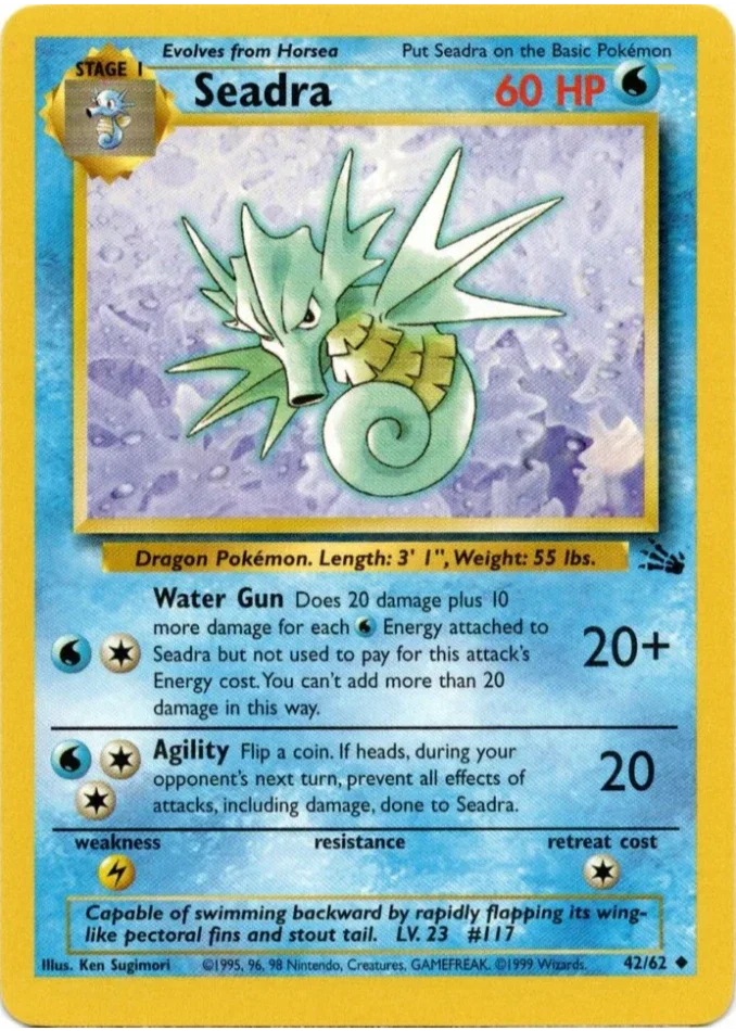 seadra-uncommon-fossil-42-62-pokemon-karti.webp Seadra - Uncommon - Fossil - 42/62 - Pokemon Kartı - Görsel 1