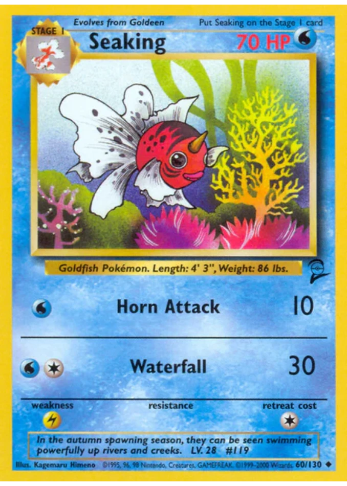 seaking-uncommon-base-set-2-60-130-pokemon-karti.webp Seaking - Uncommon - Base Set 2 - 60/130 - Pokemon Kartı - Görsel 1