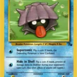 Shellder - Common - Fossil - 54/62 - Pokemon Kartı