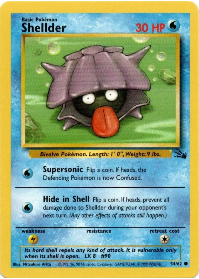 shellder-common-fossil-54-62-pokemon-karti.webp Shellder - Common - Fossil - 54/62 - Pokemon Kartı - Görsel 1