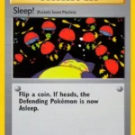 Sleep! - Common - Team Rocket - 79/82 - Trainer Kartı
