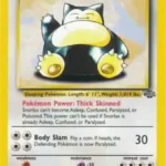 Snorlax - Rare - Jungle - 27/64 - Pokemon Kartı